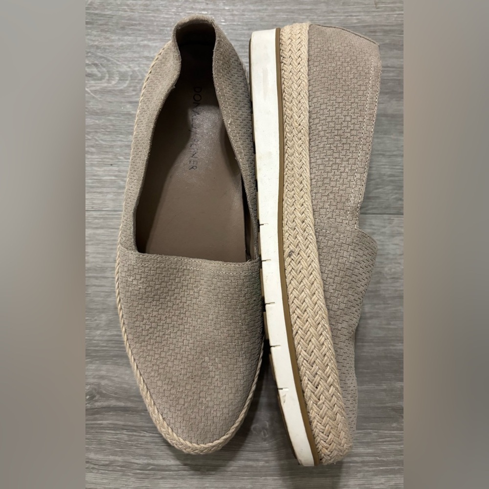 Donald J. Pliner Palm Taupe Suede Espadrille Loafers Size 7M - Picture 2 of 4